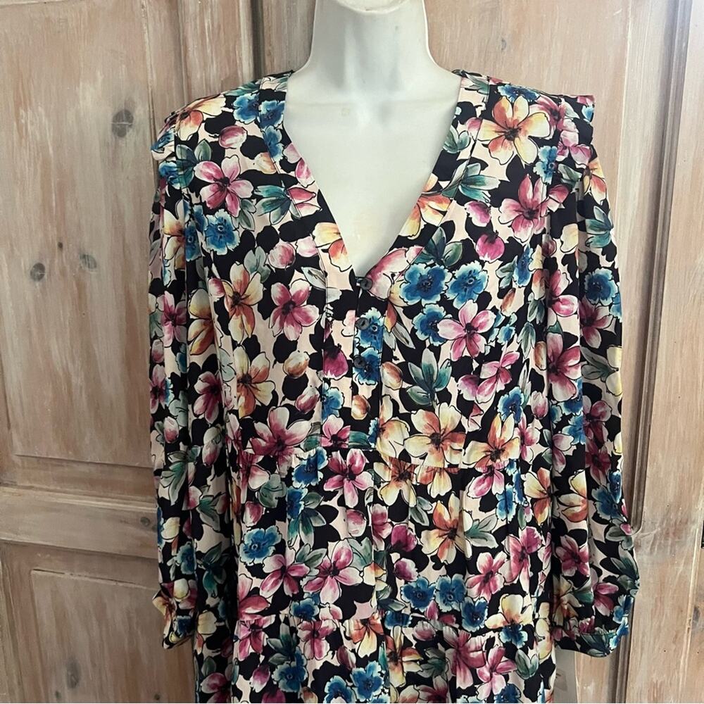 Hale Bob Floral Dress Women’s Large NEW - Picture 3 of 12